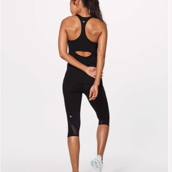 lululemon athletica Tops - VERY RARE Lululemon In Training Tank Black 4 EUC